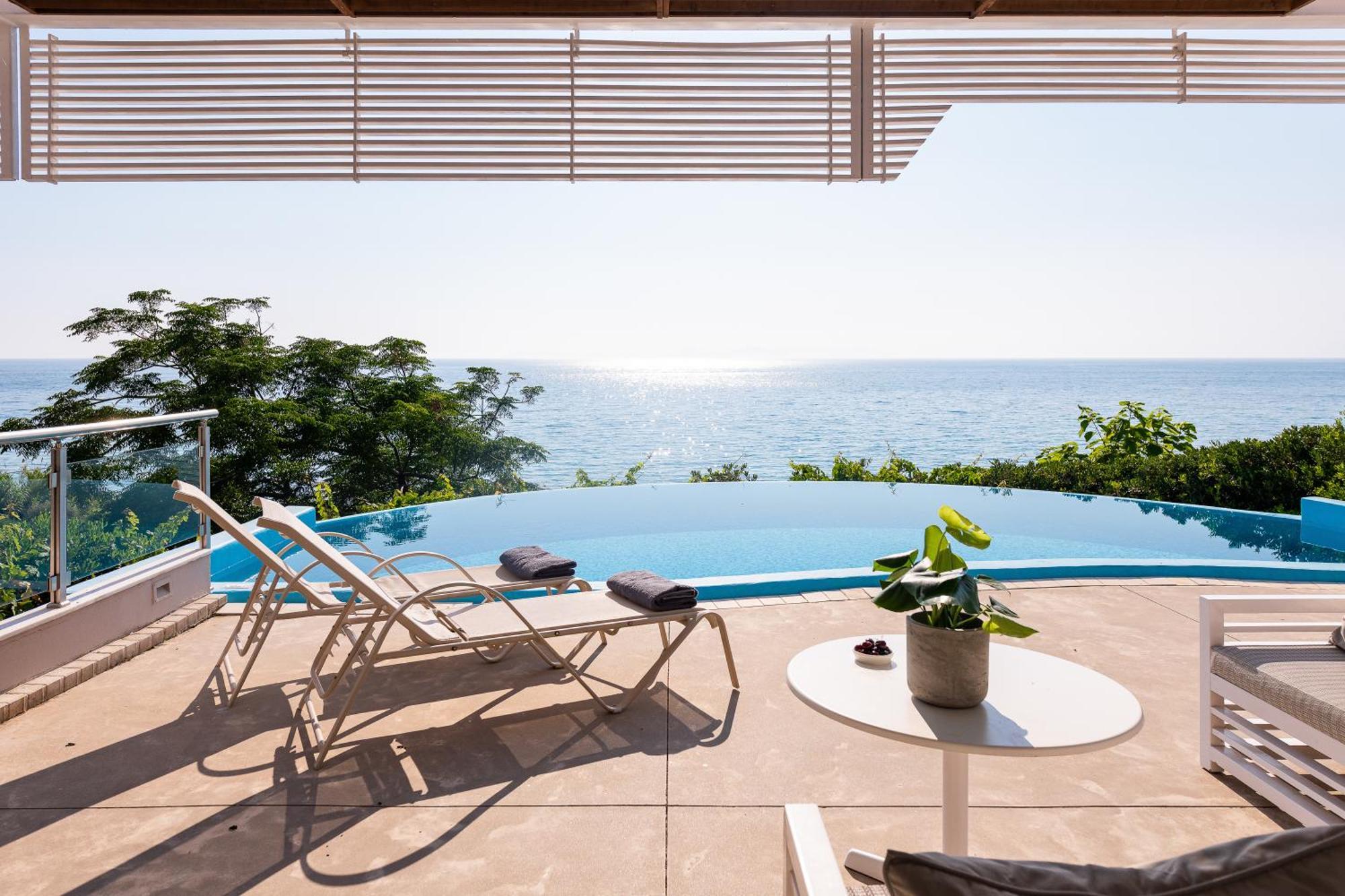 Mare Dei Suites Hotel Ionian Resort Skafidia Eksteriør bilde
